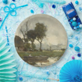Autumn Landscape ( Nederlandse kunst) (Nederland) Papieren Bordje (Feest)