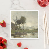 Autumn Landscape ( Nederlandse kunst) (Nederland) Servet (Insitu)