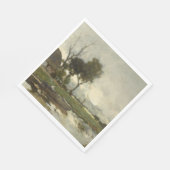 Autumn Landscape ( Nederlandse kunst) (Nederland) Servet (Hoek)