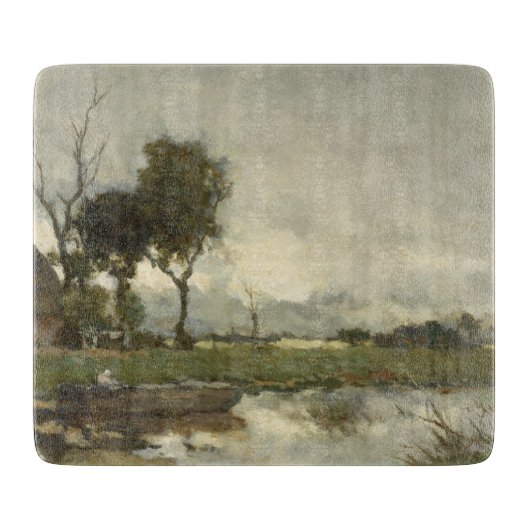 Autumn Landscape ( Nederlandse kunst) (Nederland) Snijplank (Voorkant)