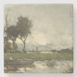 Autumn Landscape ( Nederlandse kunst) (Nederland) Stenen Onderzetter