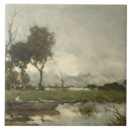 Autumn Landscape ( Nederlandse kunst) (Nederland) Tegeltje