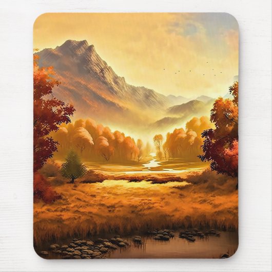 Autumn Landscape Painting-68754 Muismat (Voorkant)