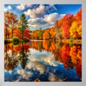 Autumn Landscape Poster (Voorkant)