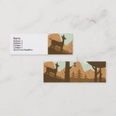 Autumn Landscape Profile Card Mini Visitekaartje (Voorkant / Achterkant)
