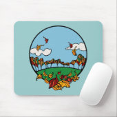 Autumn Landscape Scene Muismat (Met muis)