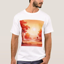 Autumn landscape t-shirt