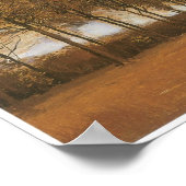 Autumn Landscape Trees Poster (Hoek)
