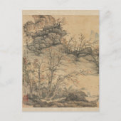 Autumn Landscape van Chen Hongshou Briefkaart (Voorkant)