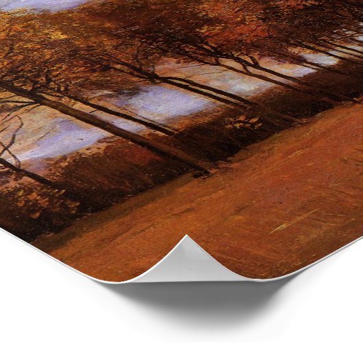Autumn Landscape, Van Gogh Fine Art Poster (Hoek)