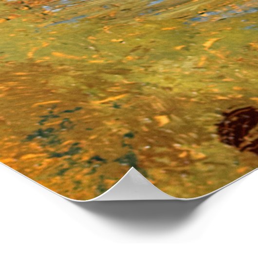 Autumn Landscape van Louis M. Eilshemius –  Poster (Hoek)