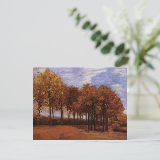 Autumn Landscape van Vincent van Gogh (Staand voorkant)