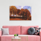 Autumn Landscape van Vincent van Gogh Canvas Afdruk (Insitu (Woonkamer))