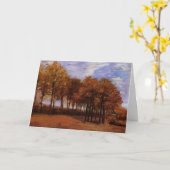 Autumn Landscape van Vincent van Gogh Kaart (Gele Bloem)