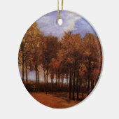 Autumn Landscape van Vincent van Gogh Keramisch Ornament (Links)