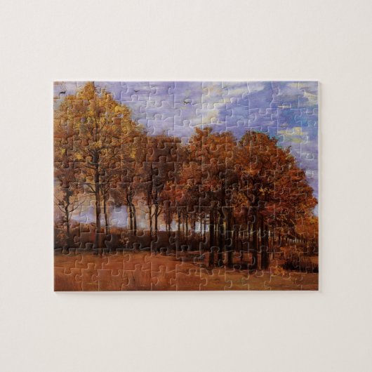 Autumn Landscape van Vincent van Gogh Legpuzzel (Horizontaal)