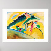 Autumn Landscape van Wassily Kandinsky Poster (Voorkant)