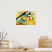 Autumn Landscape van Wassily Kandinsky Poster (Keuken)