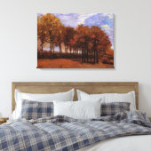 Autumn Landscape, Vincent van Gogh Canvas Afdruk (Insitu (Slaapkamer))