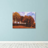 Autumn Landscape, Vincent van Gogh Canvas Afdruk (Insitu (Houten vloer))