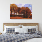 Autumn Landscape, Vincent van Gogh Canvas Afdruk (Insitu (Slaapkamer))