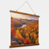 Autumn Landscape Wall Tapestry Gift Hangend Wandkleed (Gebogen)