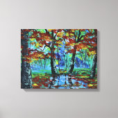 Autumn Landschap Canvas Afdruk (Voorkant)