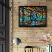 Autumn Landschap Canvas Afdruk