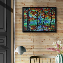 Autumn Landschap Canvas Afdruk