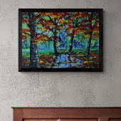 Autumn Landschap Canvas Afdruk