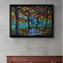 Autumn Landschap Canvas Afdruk