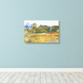 Autumn landschap in Rybiniszki Stanislaw Maslowski Canvas Afdruk (Insitu (Houten vloer))