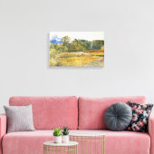Autumn landschap in Rybiniszki Stanislaw Maslowski Canvas Afdruk (Insitu (Woonkamer))