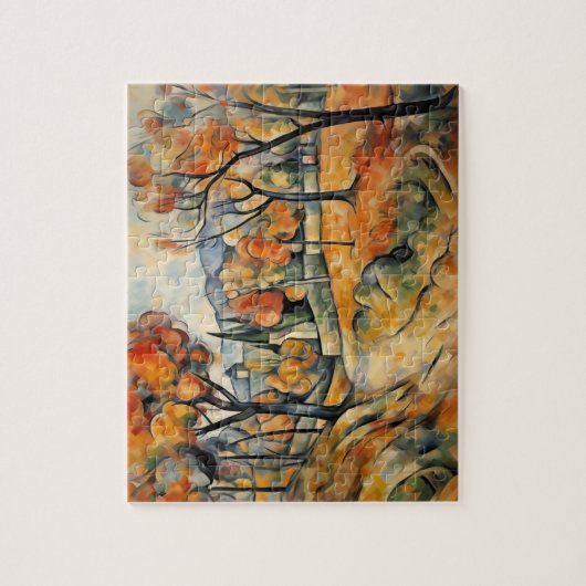 Autumn Landschap Legpuzzel (Verticaal)