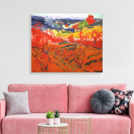 Autumn Landschap | Maurice de Vlaminck | Canvas Afdruk