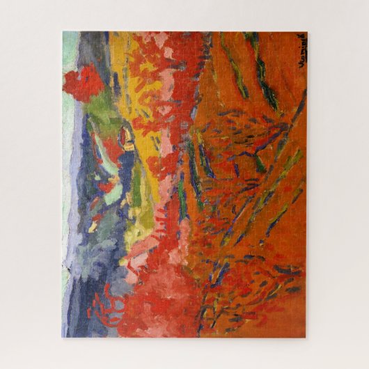 Autumn Landschap | Maurice de Vlaminck | Legpuzzel (Verticaal)