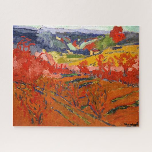 Autumn Landschap | Maurice de Vlaminck | Legpuzzel (Horizontaal)