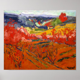 Autumn Landschap | Maurice de Vlaminck | Poster