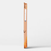 Autumn landschap met abstracte, vlakke handgeteken Case-Mate iPhone case (Achterkant / Links)