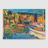 Autumn Landschap met Boats door Wassily Kandinsky (Voorkant)