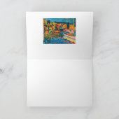 Autumn Landschap met Boats door Wassily Kandinsky Kaart (Binnen)
