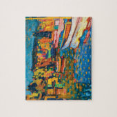Autumn Landschap met Boats door Wassily Kandinsky Legpuzzel (Verticaal)