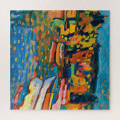 Autumn Landschap met Boats door Wassily Kandinsky Legpuzzel (Horizontaal)