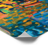 Autumn Landschap met Boats door Wassily Kandinsky Poster (Hoek)