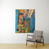 Autumn Landschap met Boats door Wassily Kandinsky Wandkleed (In situ)