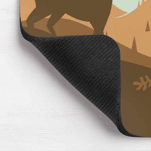 Autumn Landschap met Deer Muismat (Hoek)