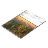 Autumn landschap met roestkleurige fotokunst notitieboek (Linkerzijde)