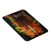 Autumn landschap op een meer magneet (Rechterzijde)