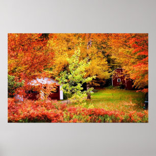 Autumn Landschap Poster