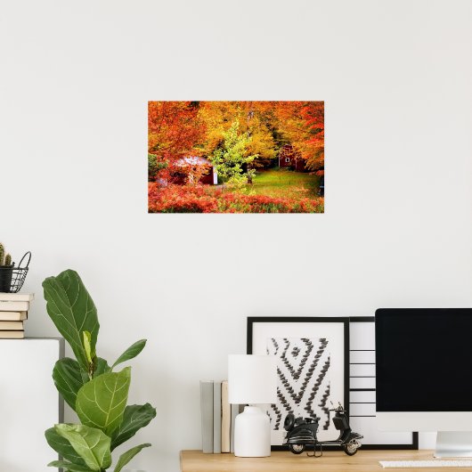 Autumn Landschap Poster (Thuiskantoor)